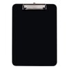 Better Office Products Plastic Clipboards, Durable, 12.5 x 9 Inch, Low Profile Clip, Black, Set of 12, 12PK 45011
